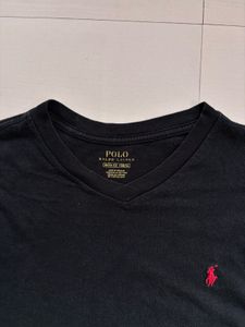 Ralph Lauren vintage Black V-Neck muscle Tee