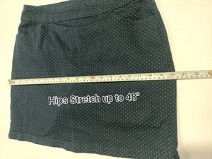 Navy Polka Dot Skort for Casual and Active Wear