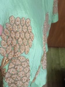 Gown Party Wear Floor Length Hand Work