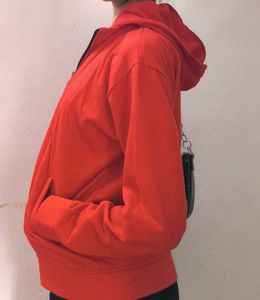 Women Red Jacket With Hood