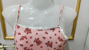Cute Floral Print Nightgown