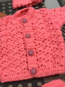Handmade Crochet Baby Set new wollen