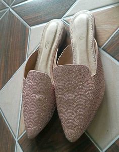 pink embellished bellies