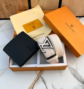 LV HEAVY COMBO BELT+ WALLET FOR MENS WD B0X