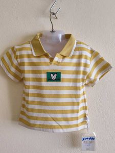 Cute Striped Polo T-Shirt for Kids