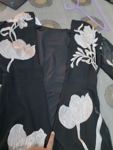 Black Dress With Back Chain