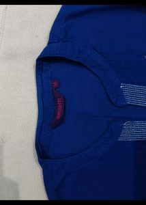 Blue short kurti