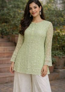 Elegant Embellished short kurti