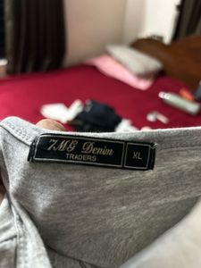 Grey Graphic Print T-Shirt