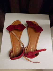 Red Sandals