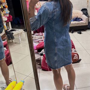 Denim Dress - Casual Chic