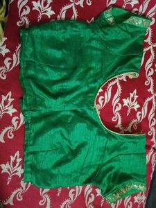 Elegant Green Saree 💚