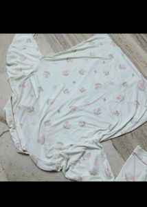 Cute Floral Pajama Set