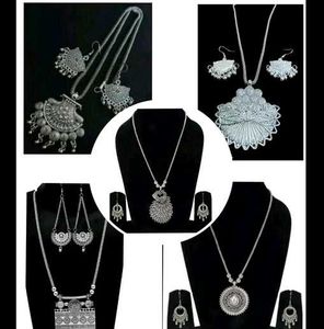 Navratri special oxidized Jewellery Set of