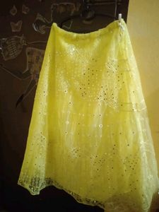 Yellow Lehenga choli.             No Coins Negotia