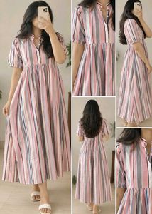 Striped Midi Dress