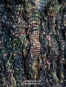 Snake pattern Printed Long Sleeve Top