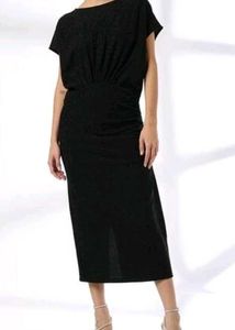 Sparkly Black Fig Dress