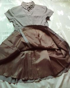 Korean Button Up Dress