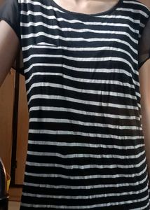 Striped Tunic Top🖤
