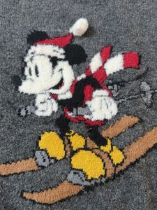 Mickey Mouse Skiing Sweater
