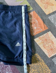 Adidas Navy Blue Athletic Shorts