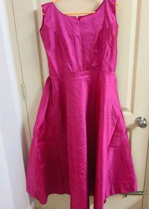 Vibrant Pink Ethnic Gown