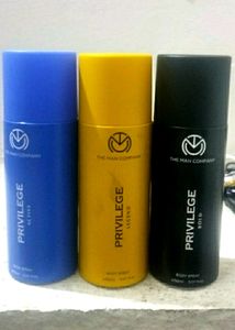 "THE MAN COMPANY Men's Privilege Deodorant Gift Set - Zesty, Legendary, and Bold Scents"