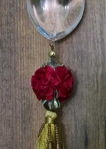 Glass HEART with Flowers