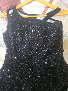 Stunning Black Sequin Gown