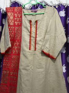 Libas Ethnic Kurta Set with Dupatta