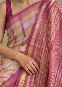 Elegant Checked Saree