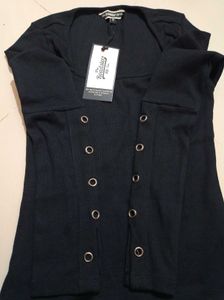 The Roadster Black Long Sleeve Top
