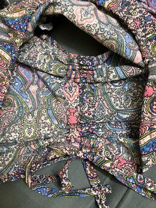 Paisley Print Crop Top - FREE SHIPPIN