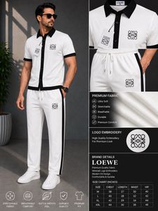 Men's Navy Blue Tracksuit Set