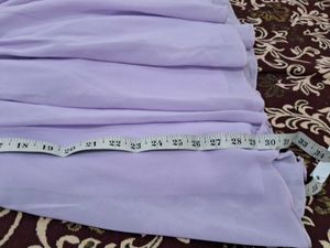 Elegant Lavender Chiffon Dress