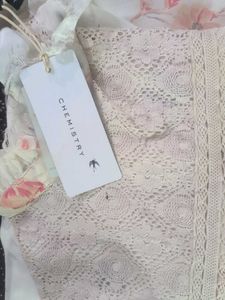 Korean Style Floral Lace Top