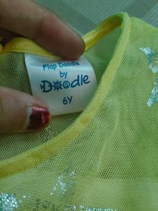 High-Low Frock For 4-6 Years Girls