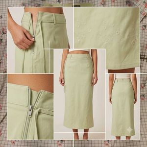 Y2K Sage Green Skirt 🎀