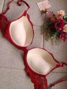 Red Lace Bra