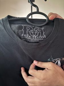 Rock Revival Black Graphic T-Shirt