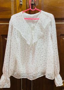 Polka dot top