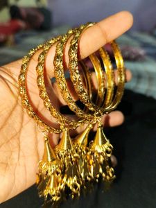Gold-Plated Traditional Bangles