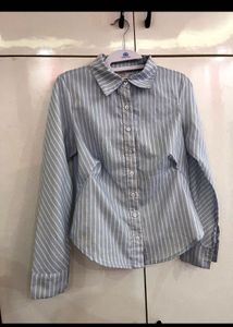 Chic Striped Button-Down Shirt