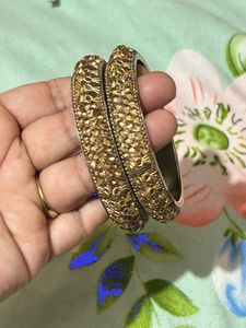 Elegant Set of Embellished Bangles