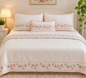 Floral Pattern  Polye Cot Fabric for Home F
