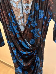 Party Wear Wrap Dress Printed Like New Not Worn