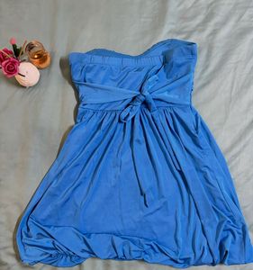 BLUE MINI DRESS