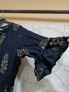 Stylish Black Kurta with Print