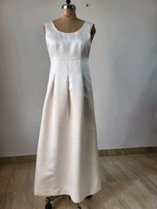 Elegant satin gown